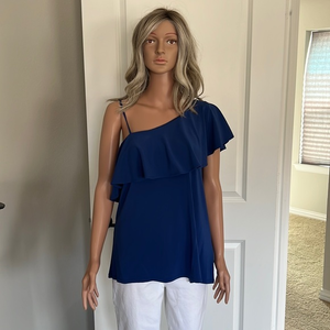 Banana Republic Asymmetrical Blouse SZ L‎